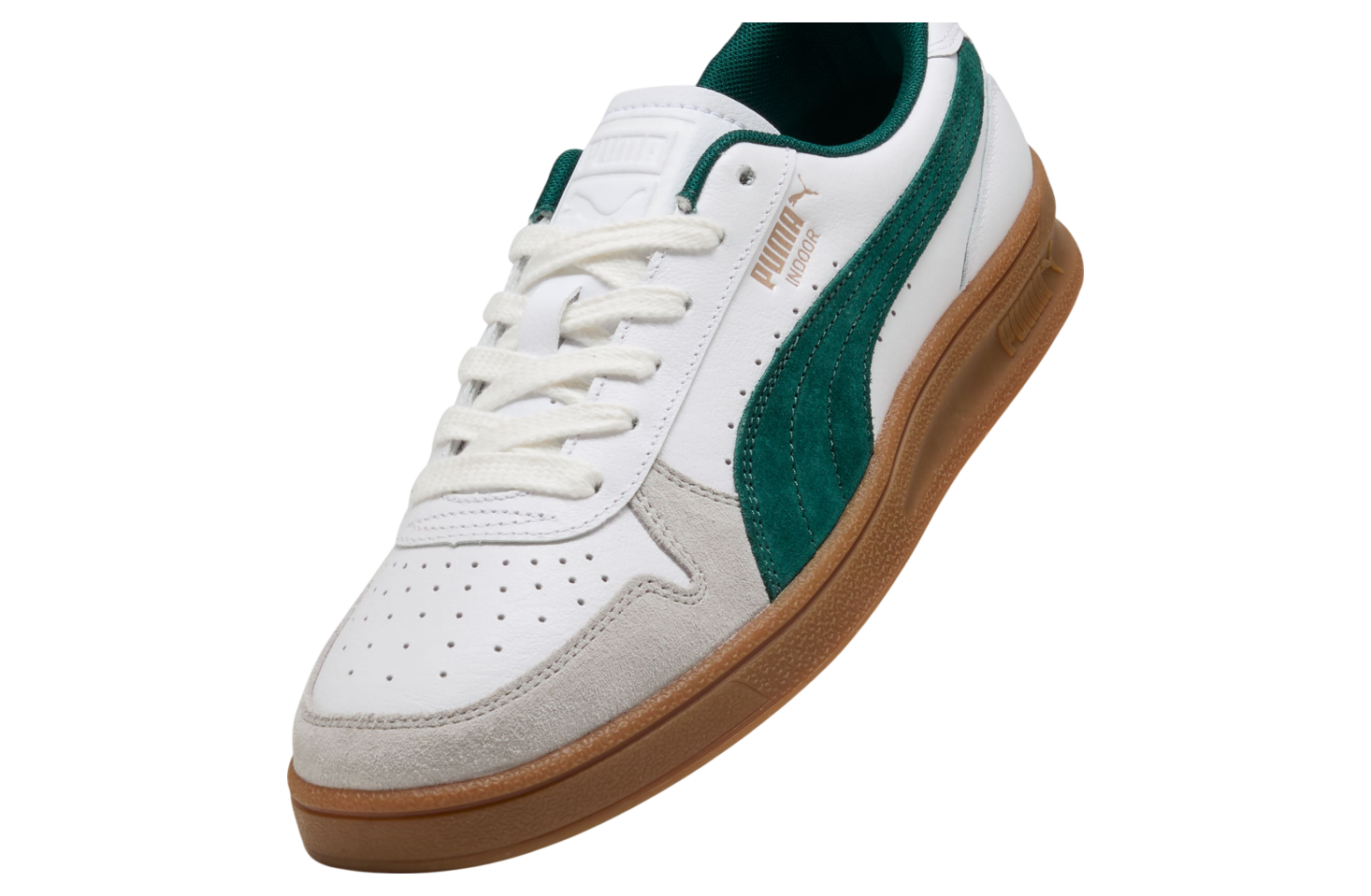 ◆PUMA◆ Indoor White Blue Myrtle Gum 40136006 401360-06 Indoor Sneakers Unisex | PUMA