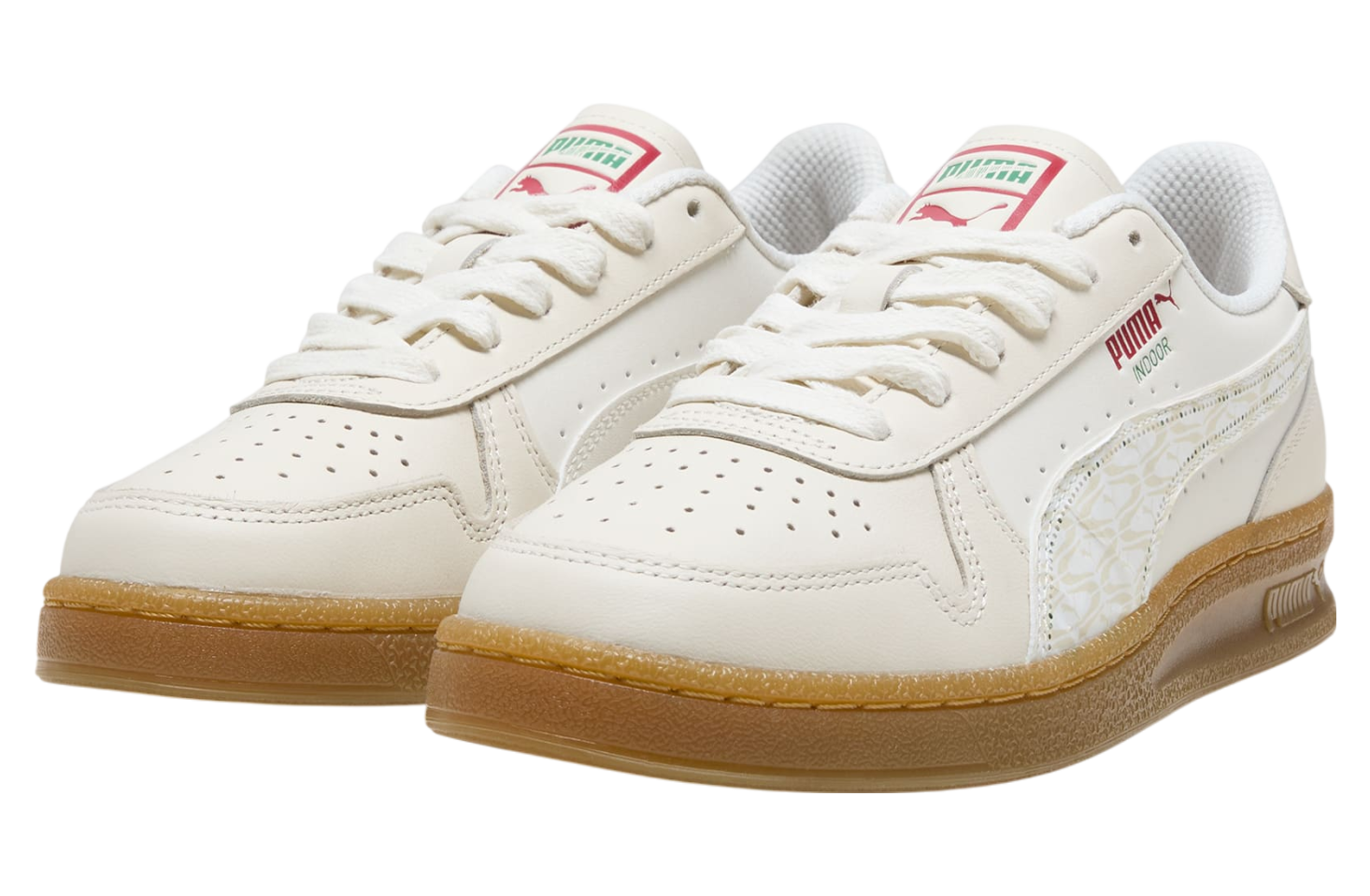 Puma Indoor Xmas Warm White / Club Red