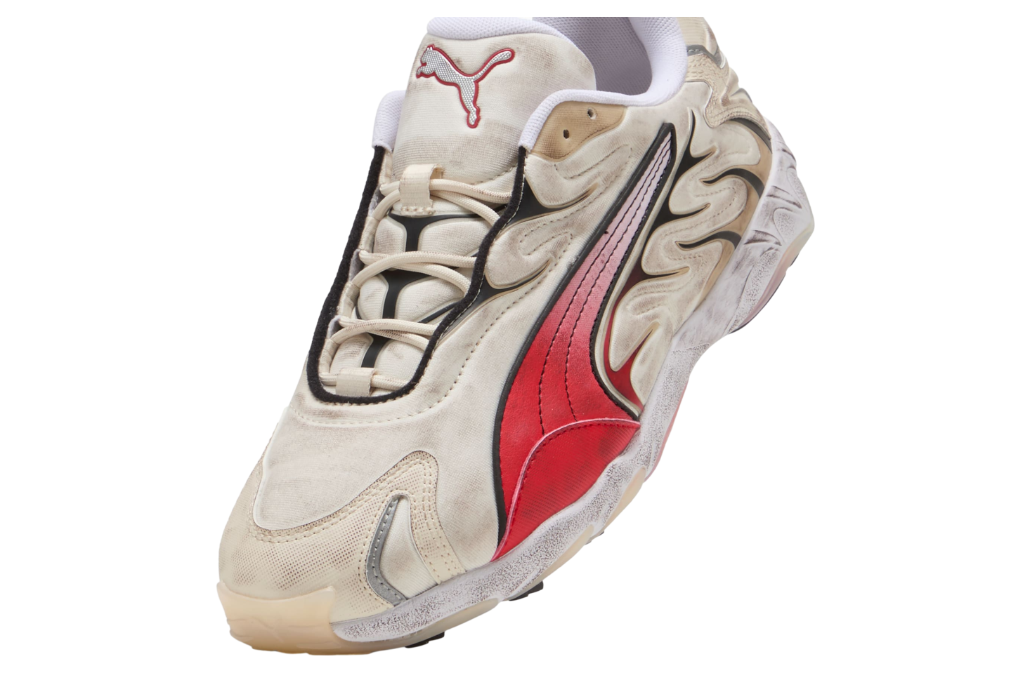 Puma Inhale Distressed Alpine Snow / For All Time Red