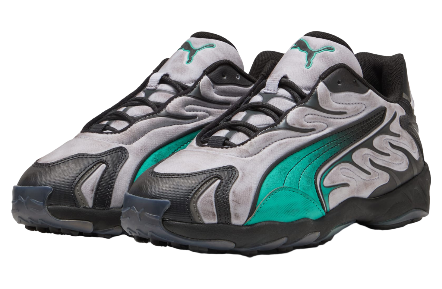 Puma Inhale Distressed Vibrant Silver / Vibrant Green