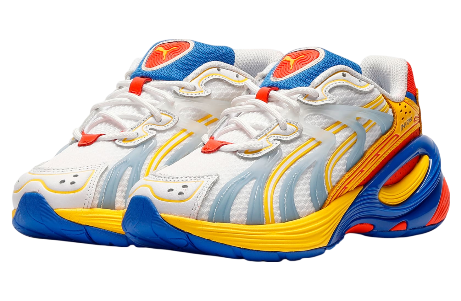 Puma Inverse Armored GS White / Pelé Yellow