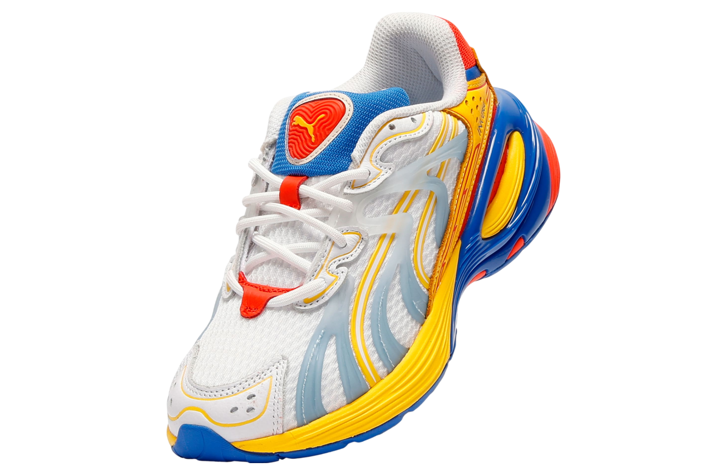 Puma Inverse Armored GS White / Pelé Yellow