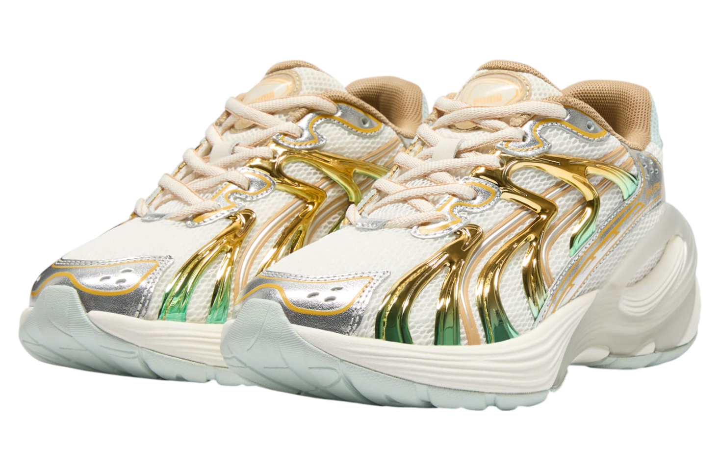 Puma Inverse Shimmer Warm White / Archive Gold