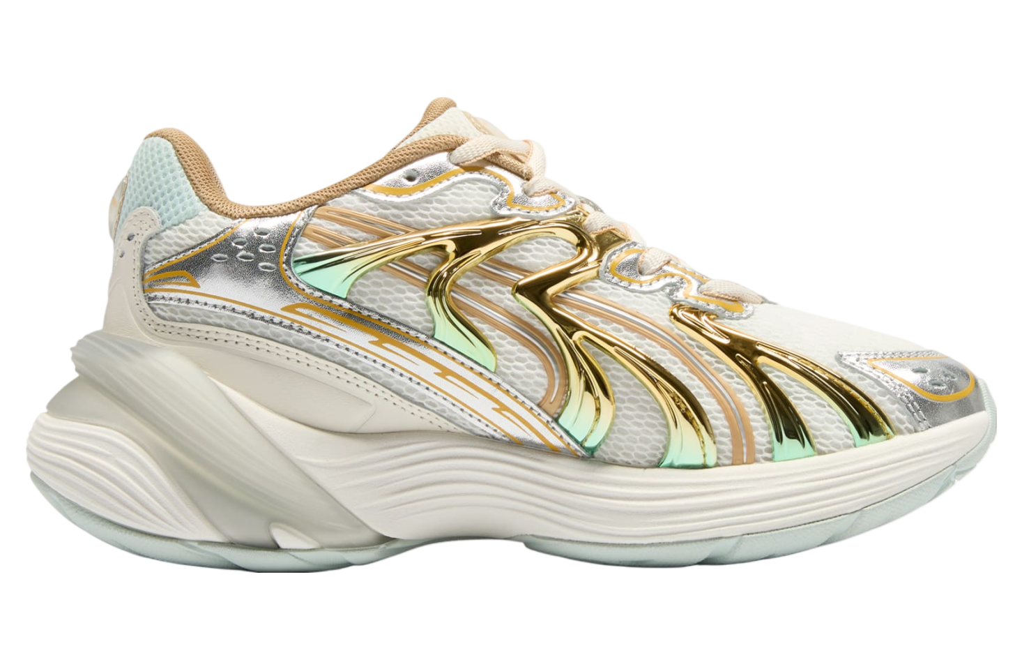 Puma Inverse Shimmer Warm White / Archive Gold