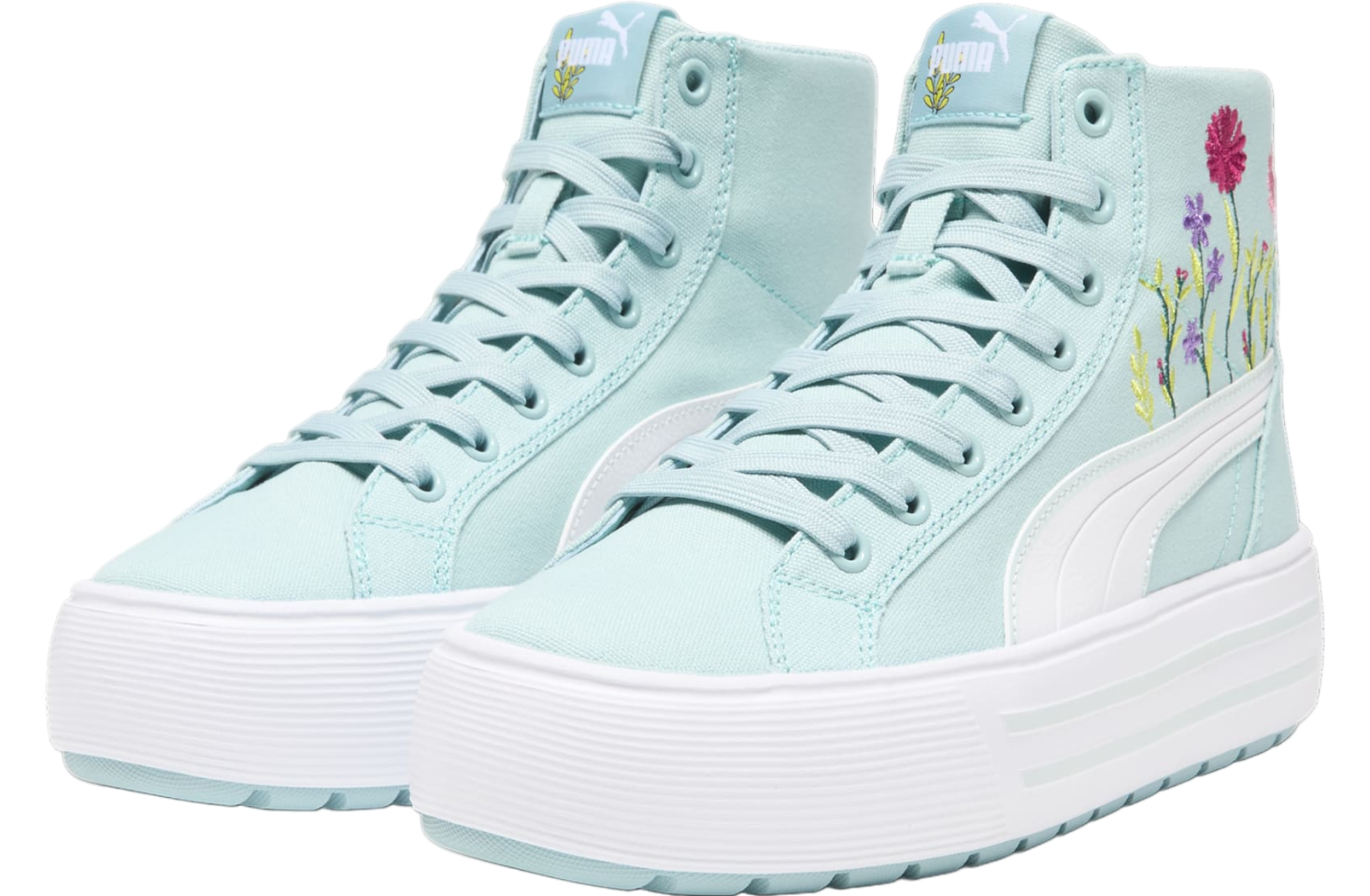 Puma Kaia 2.0 Mid Floral WMNS Turquoise Surf / White