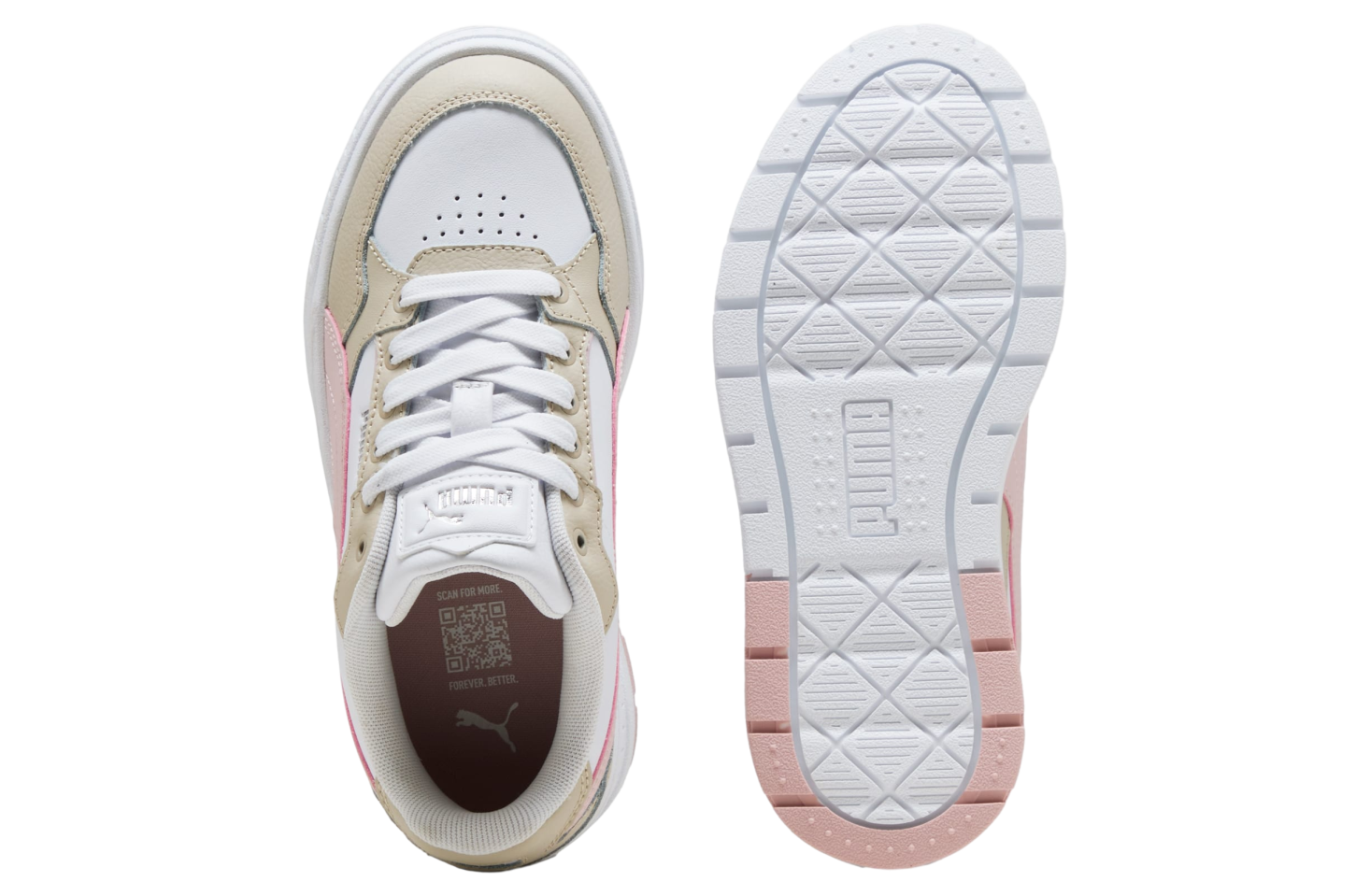 Puma Karmen Ii Idol Gs White / Mauve Mist / Desert Dust