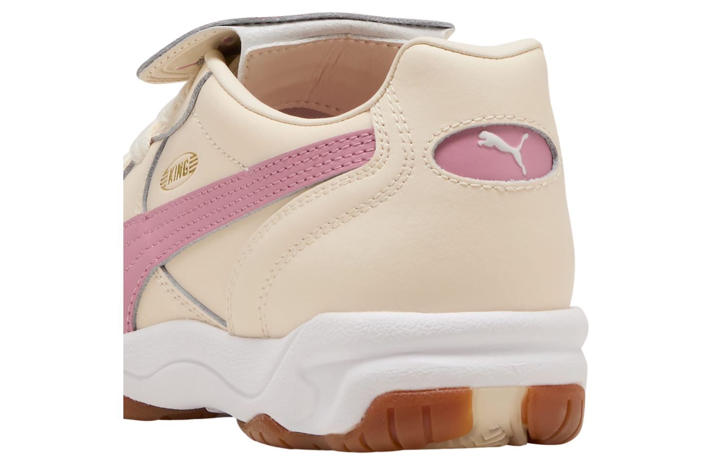Puma King Indoor Gs Alpine Snow / Poised Pink