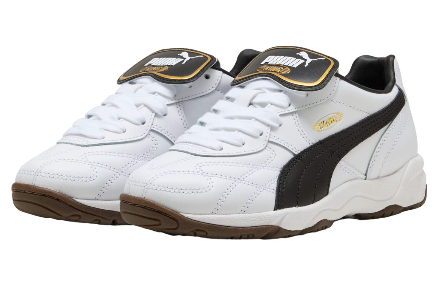 Puma King Indoor GS White / Black