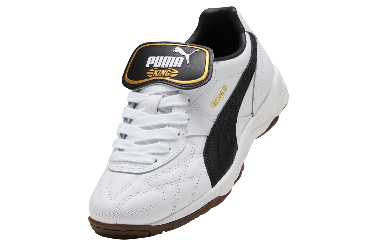 Puma King Indoor GS White / Black