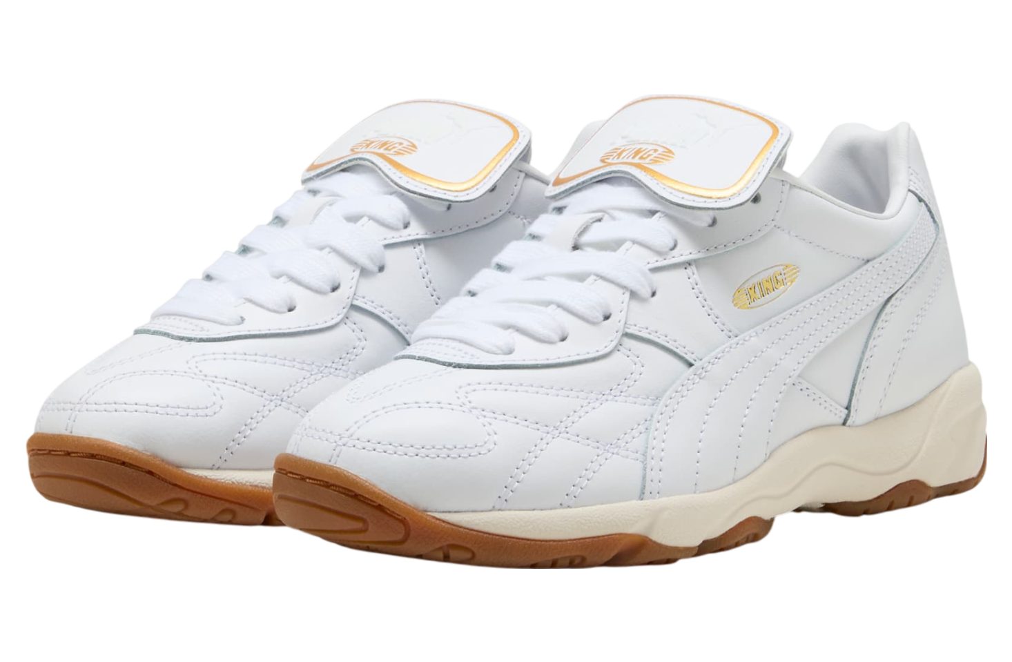 Puma King Indoor GS White / Frosted Ivory