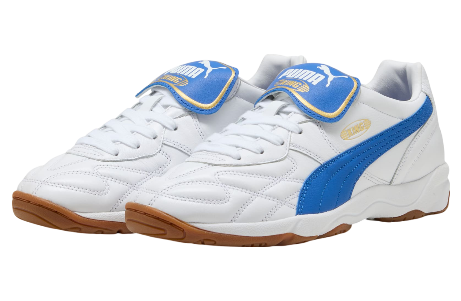 Puma King Indoor White / Mountain Blue