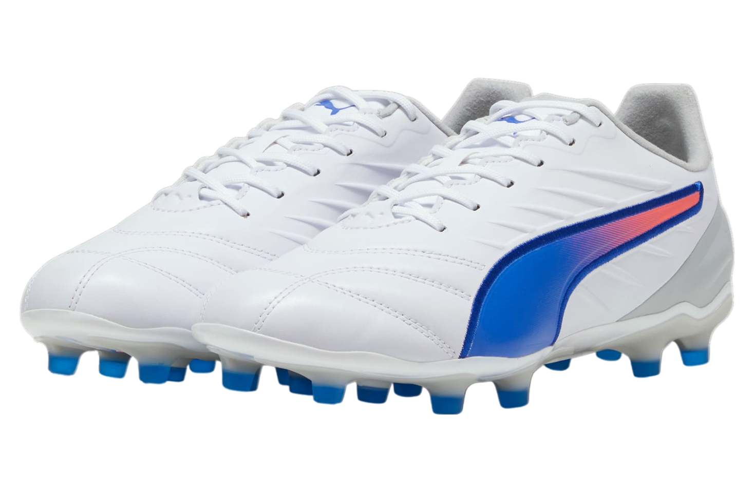 Puma King Pro FG/AG White / Bluemazing