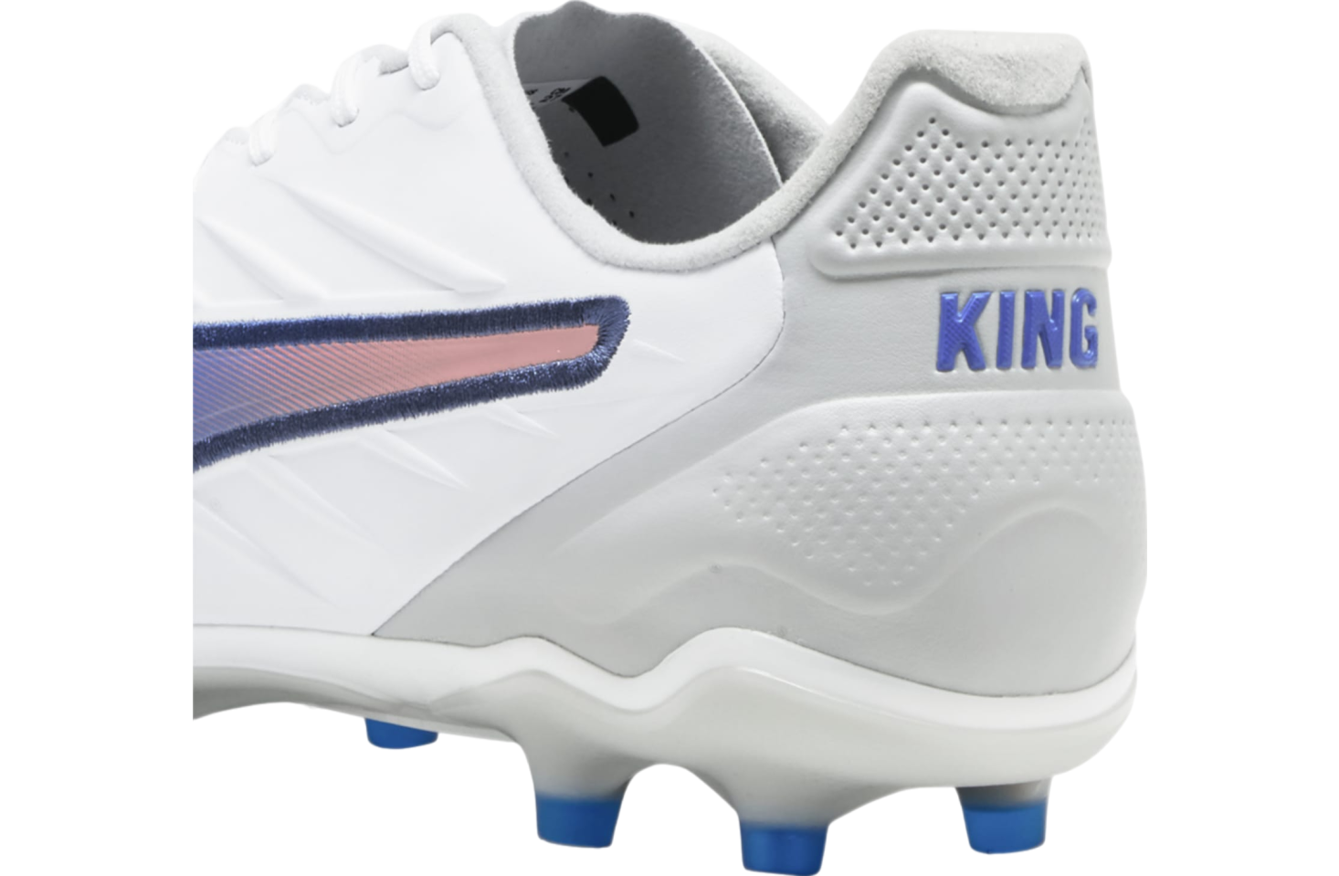 Puma King Pro FG/AG White / Bluemazing