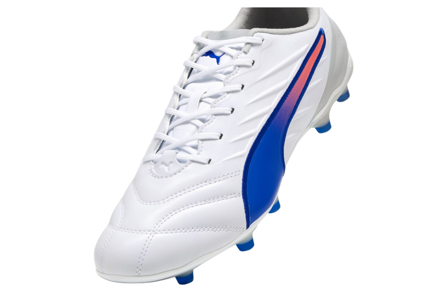 Puma King Pro FG/AG White / Bluemazing