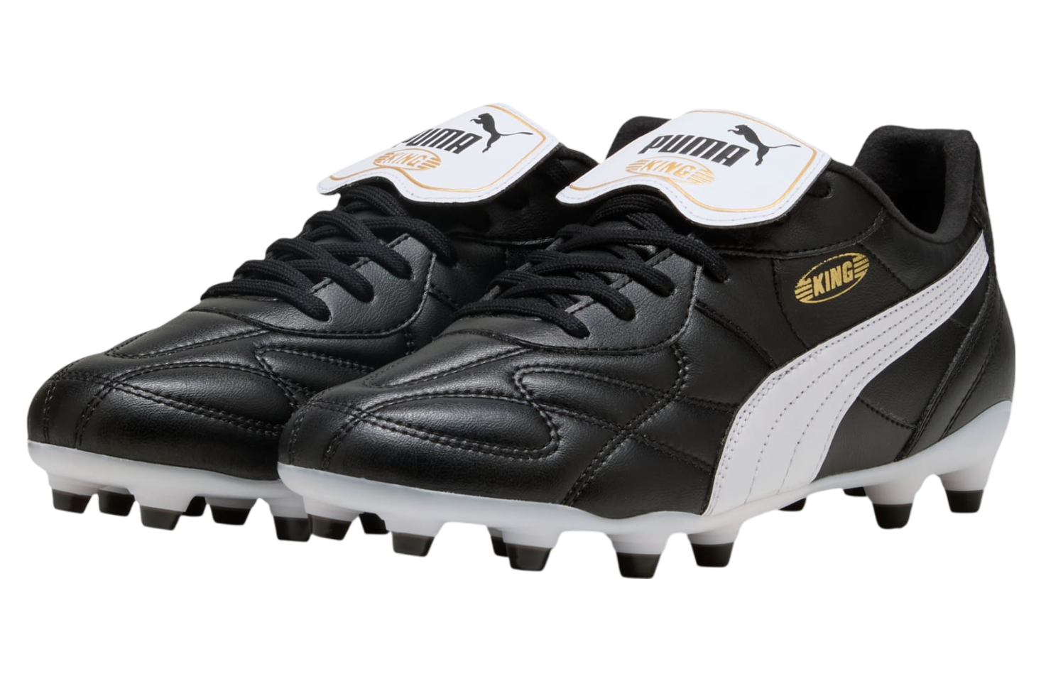 Puma King Top Black / White