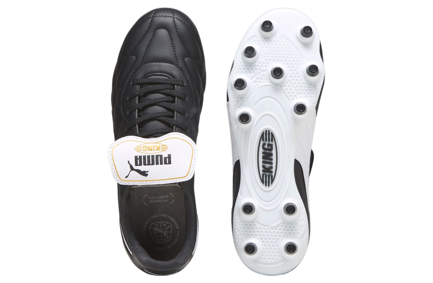 Puma King Top FG/AG Black / White