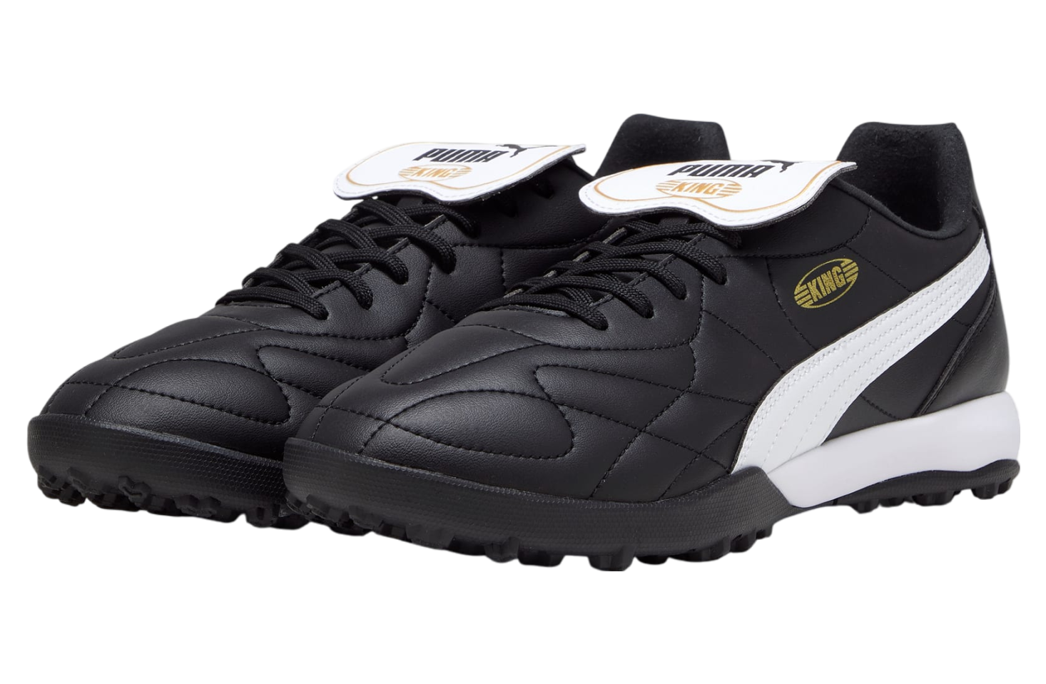 Puma King Top Turf Black / White