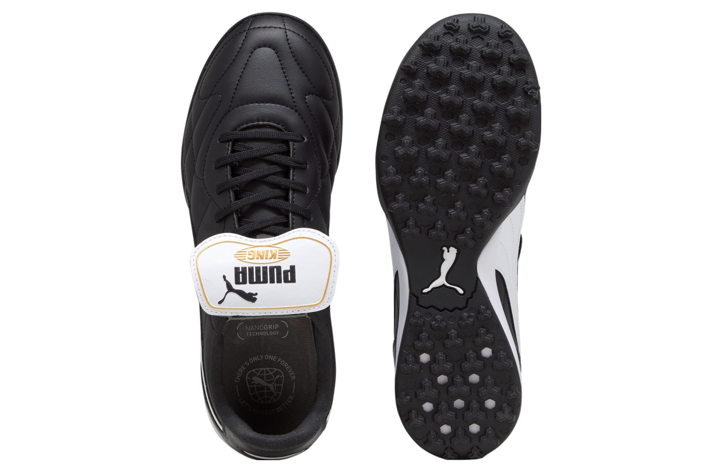 Puma King Top Turf Black / White