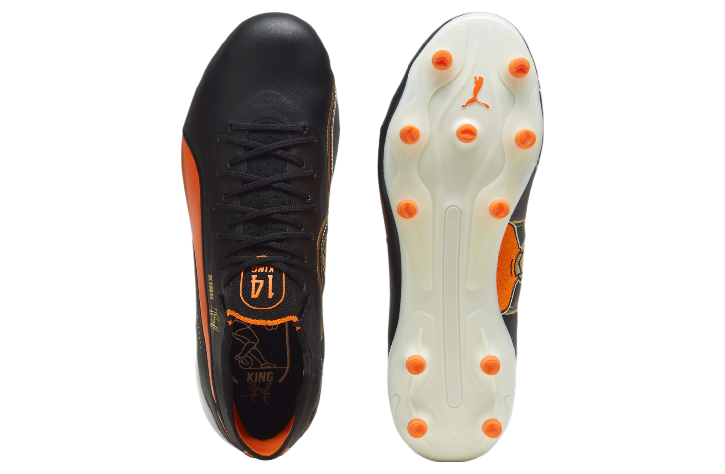 Puma King Ultimate Cruyff FG/AG Black / White