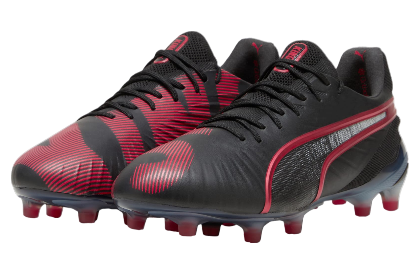 Puma King Ultimate Launch Edition FG/AG Black / Rosso Corsa