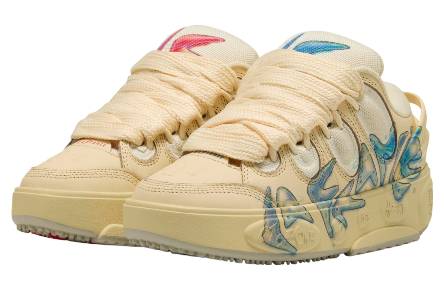 Puma Lamelo Ball Lafranc Airbrush Gs Creamy Vanilla / Desert Dust
