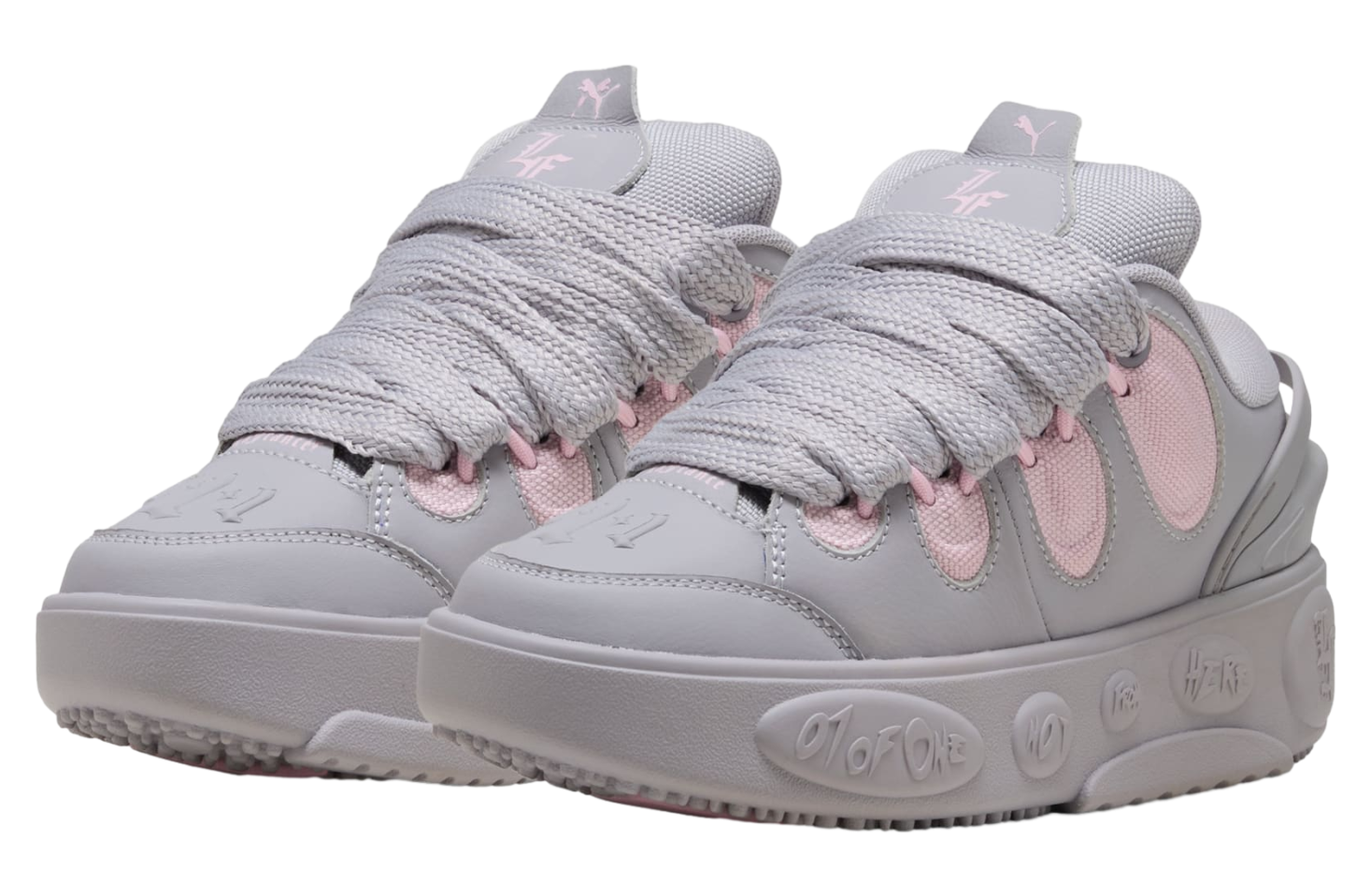 Puma Lamelo Ball Lafranc Wolf Gs Vibrant Silver / Pearl Pink