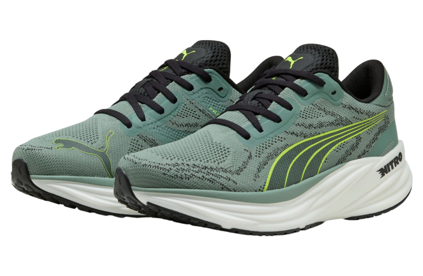 Puma Magnify Nitro 2 Green Moon / Yellow Alert