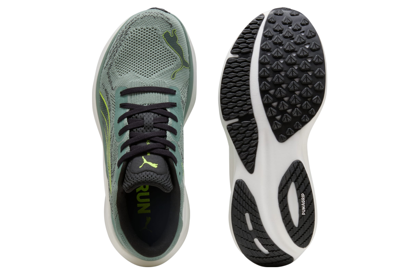 Puma Magnify Nitro 2 Green Moon / Yellow Alert