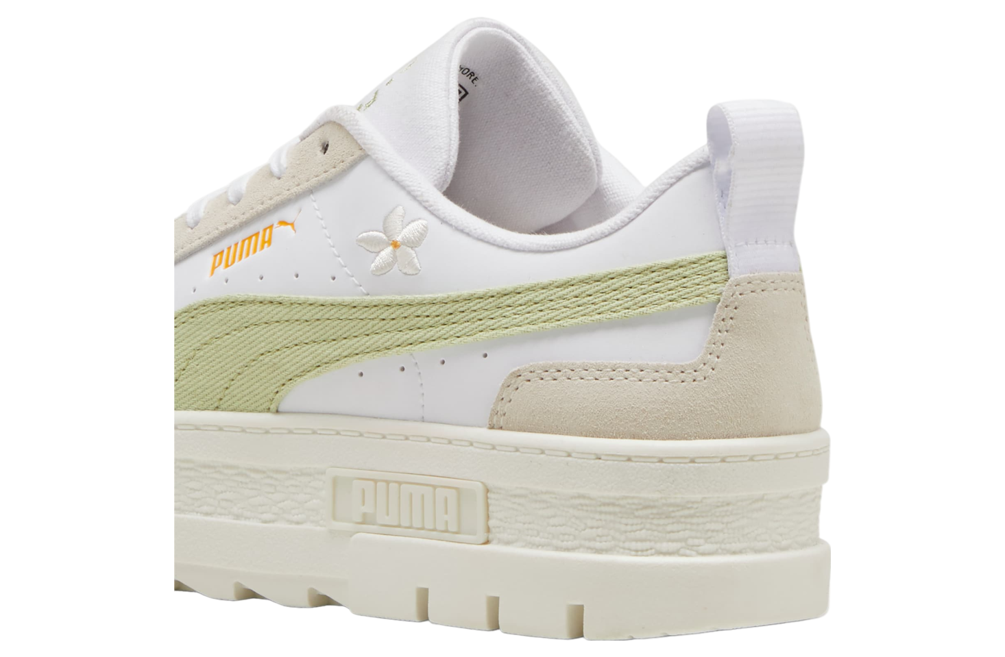 Puma Mayze Embroidery WMNS White / Pistachio Green