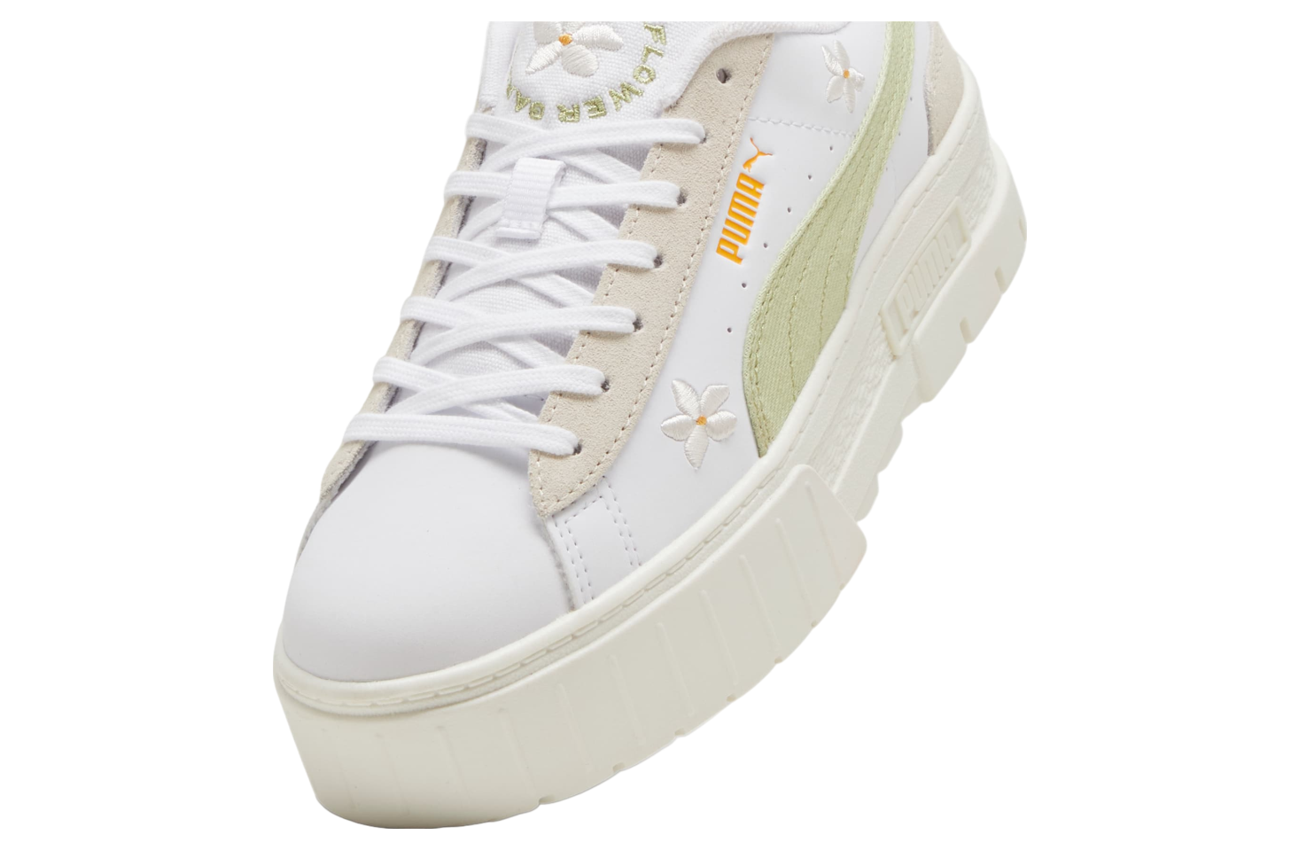 Puma Mayze Embroidery WMNS White / Pistachio Green