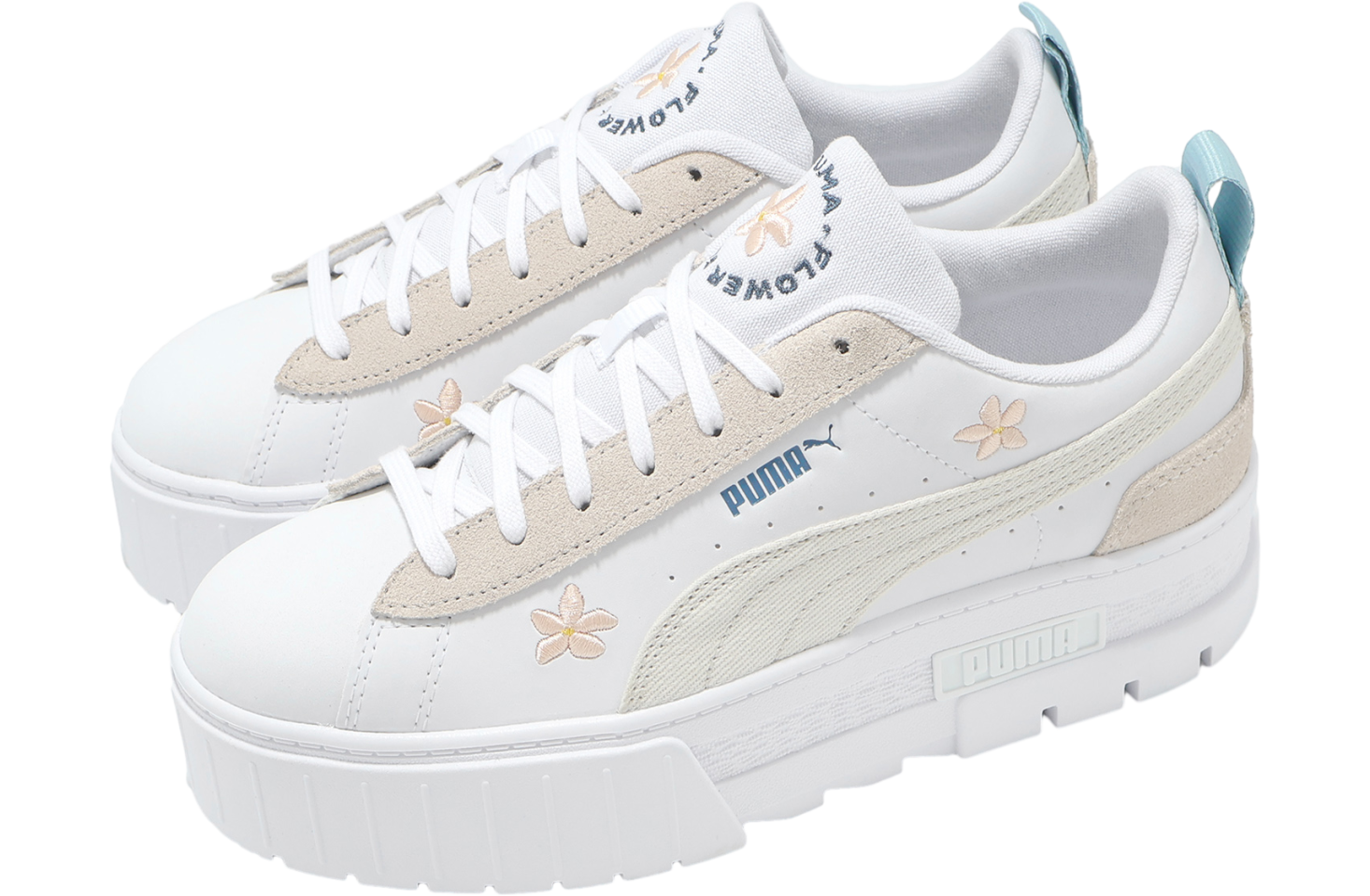 Puma Mayze Embroidery WMNS White / Vapor Gray