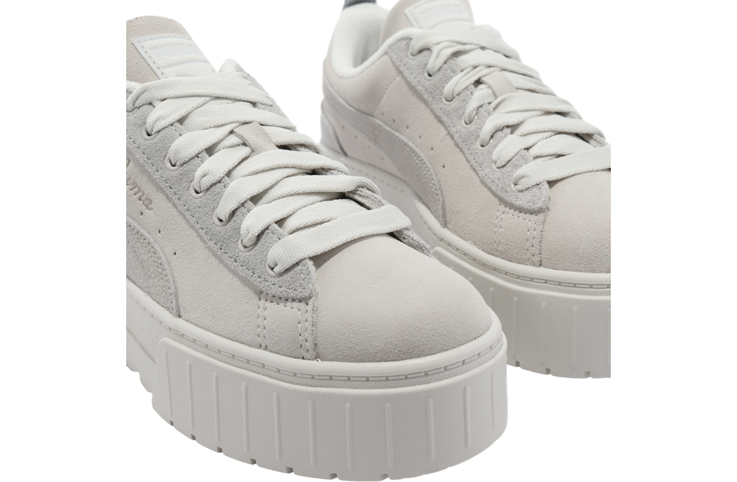 PUMA W MAYZE MIX WH/VAPOR GRAY 国内発送 Puma Mayze First Sense WMNS Vaporous Gray - Feb 2023