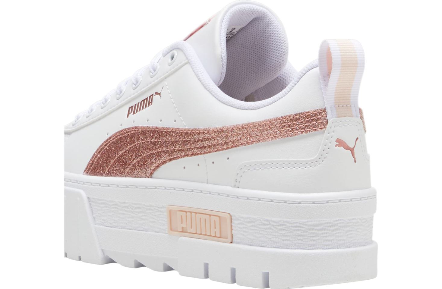 Puma Mayze Glitter Gs White / Rose Gold