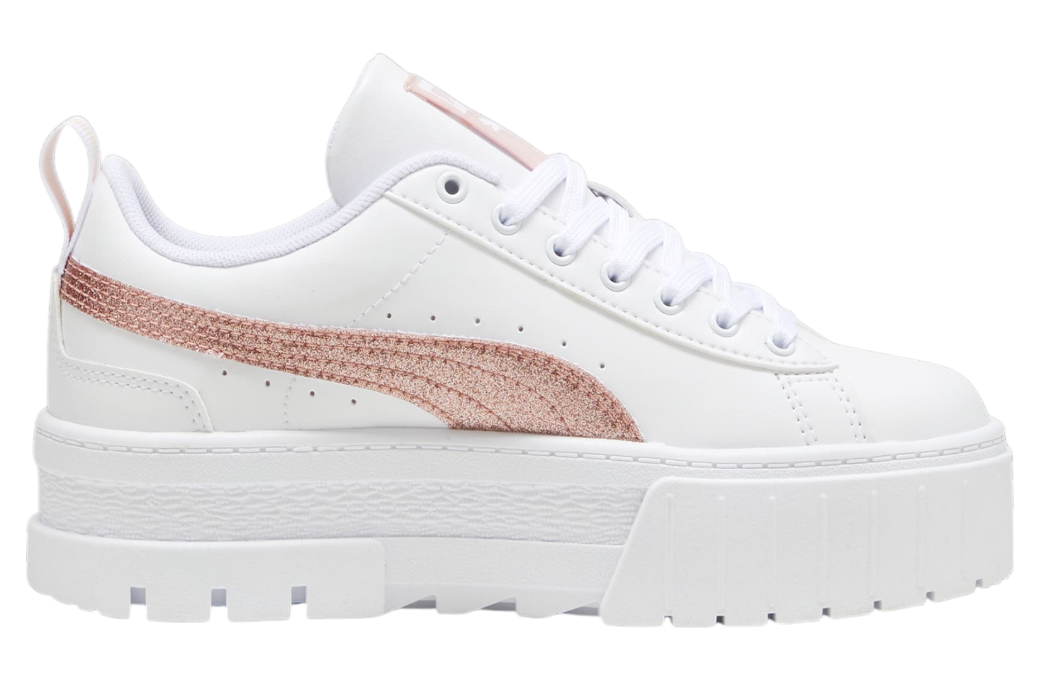 Puma Mayze Glitter Gs White / Rose Gold