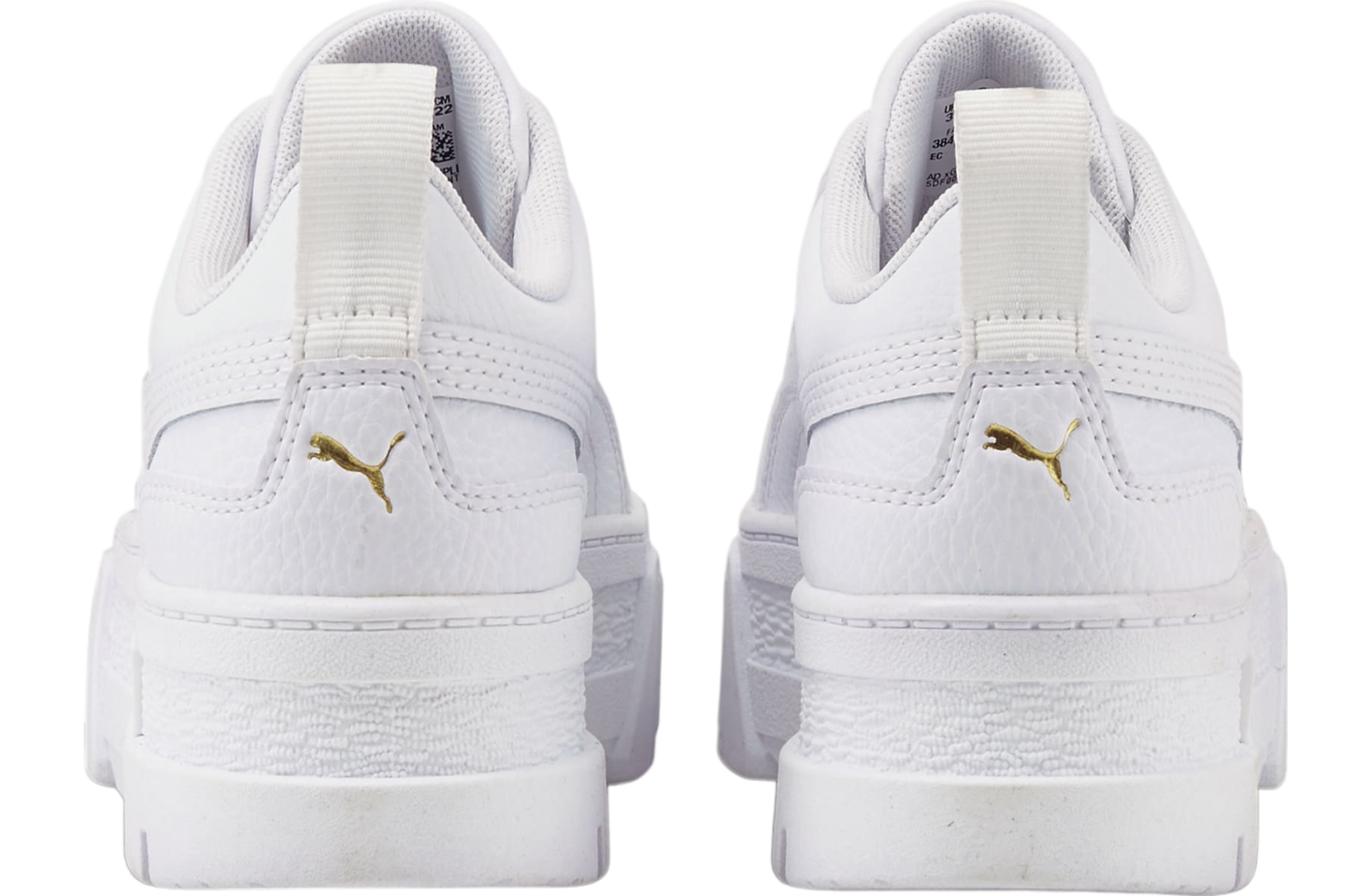 Puma Mayze Leather GS White / Team Gold