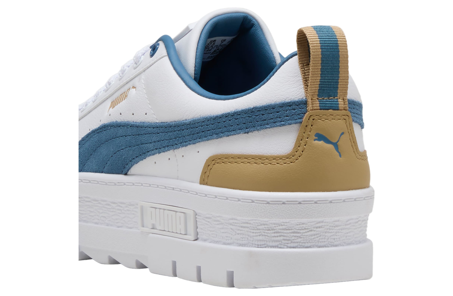 Puma Mayze Leather WMNS White / Blue Horizon