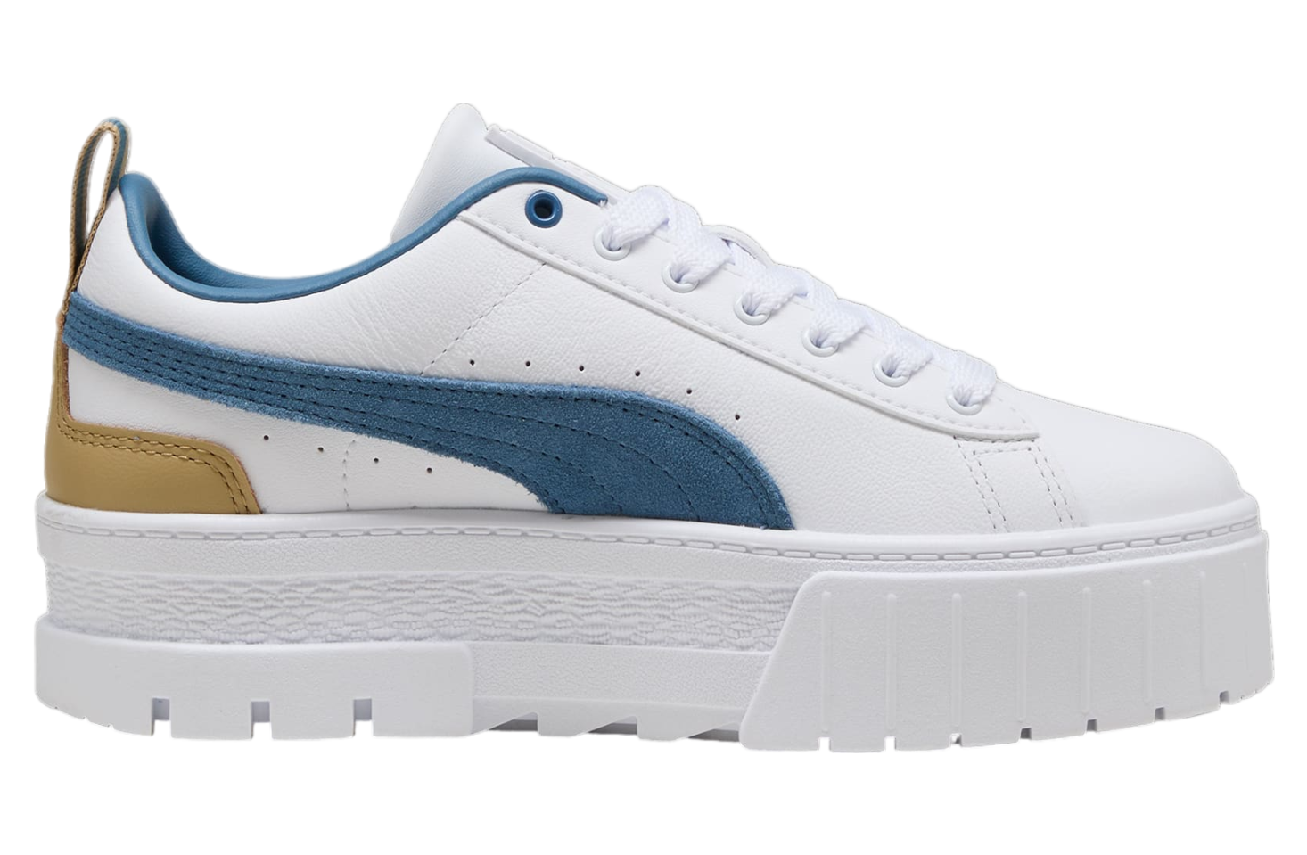 Puma Mayze Leather WMNS White / Blue Horizon