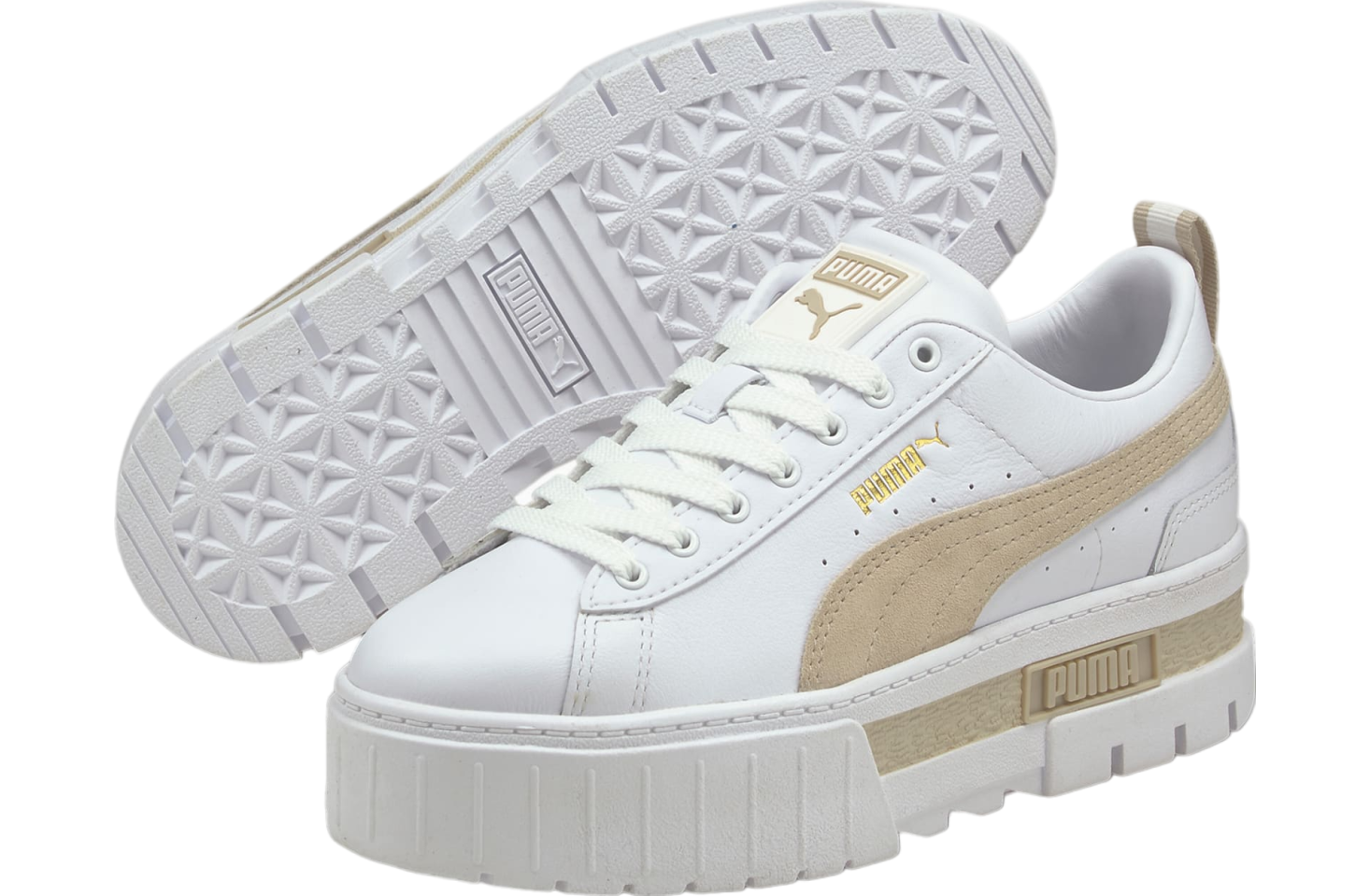 Puma Mayze Leather WMNS White / Peyote