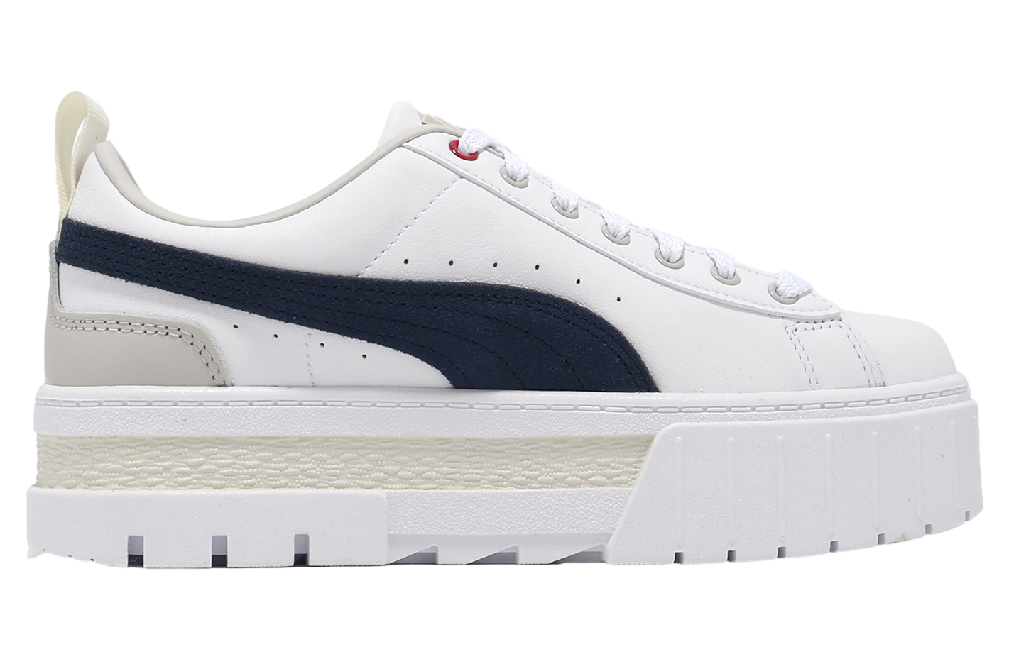 Puma Mayze Lth WMNS White / Club Navy