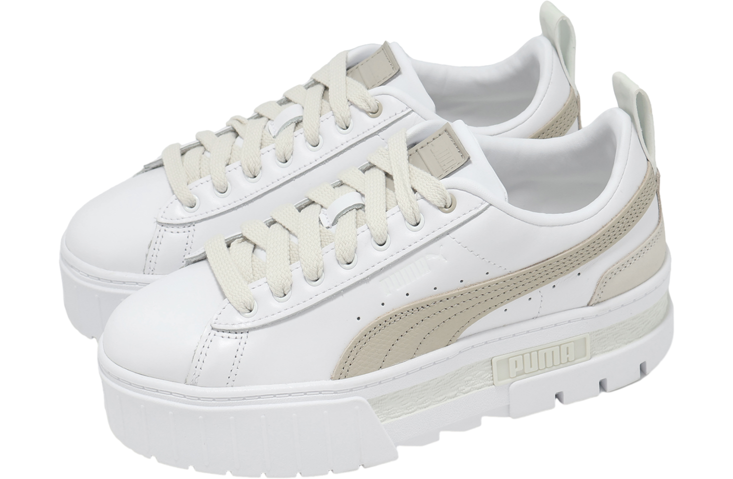 PUMA Mayze メイズ White rose quartz Puma Mayze UT Sneakers (Puma White/Rose Quartz) - Style Code