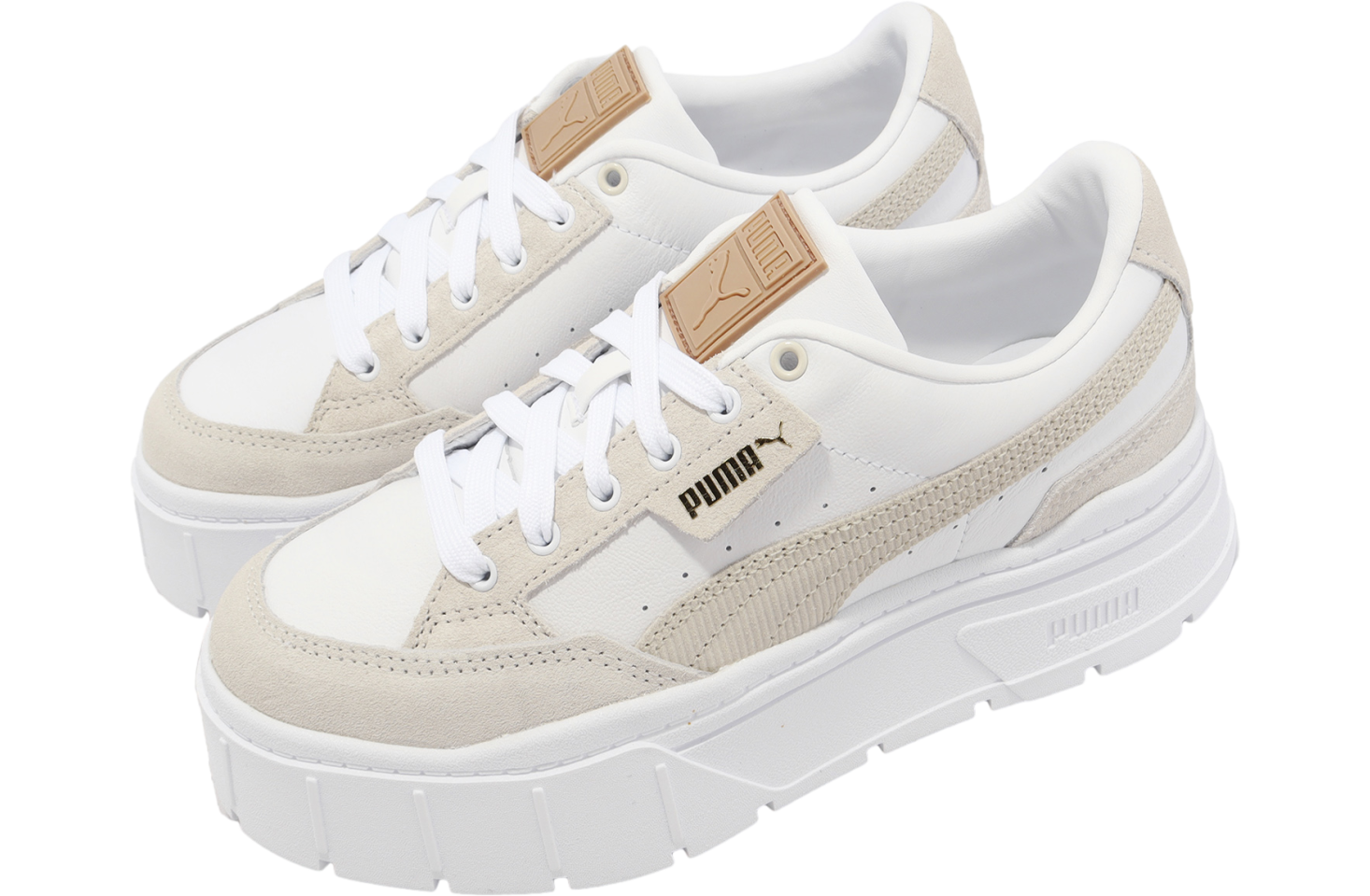 ◆PUMA◆W MAYZE STACK CORD 392103 01WHT/PRISTINE Puma Mayze Stack Cord WMNS White / Pristine - May 2023