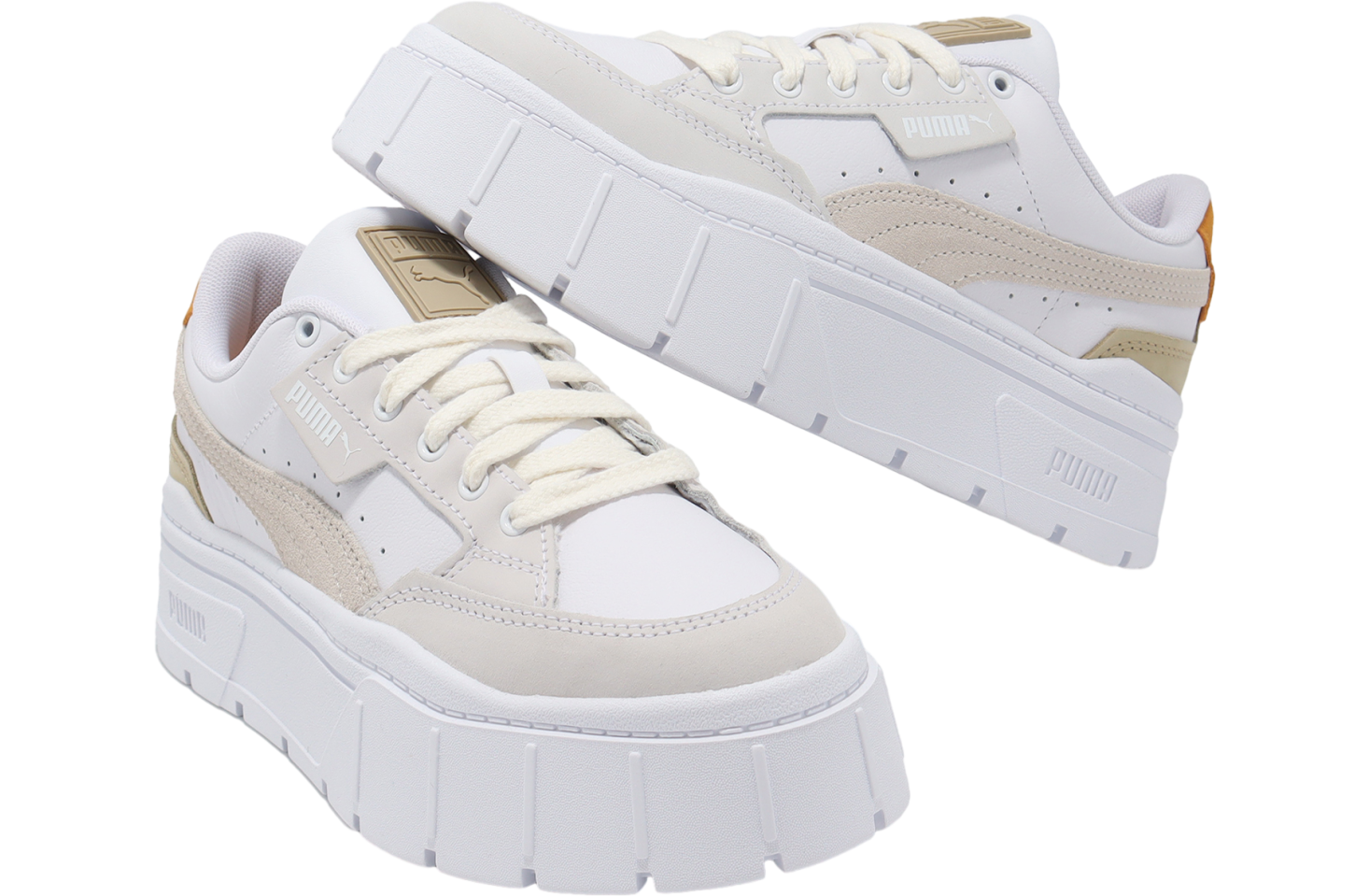 Puma Mayze Stack Luxe Wmns White / Ginger Tea