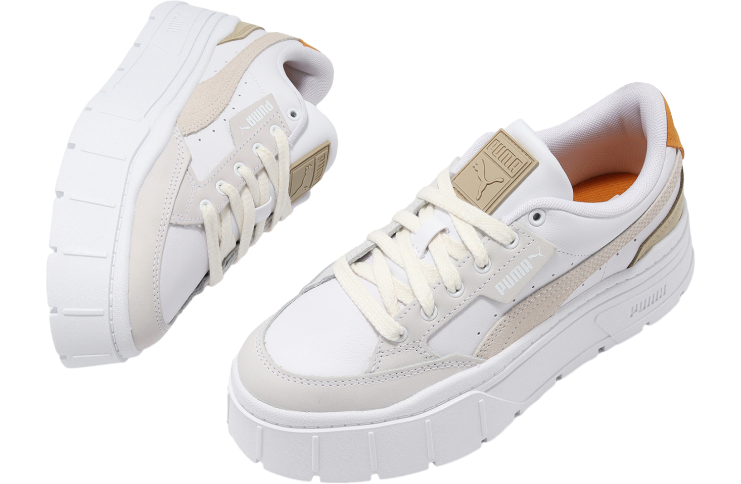 Puma Mayze Stack Luxe Wmns White / Ginger Tea