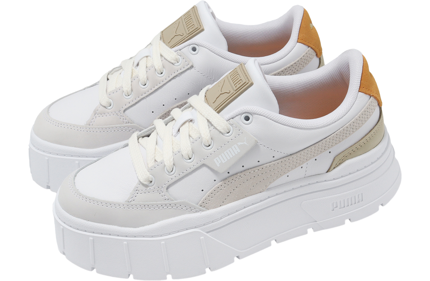 Puma Mayze Stack Luxe Wmns White / Ginger Tea