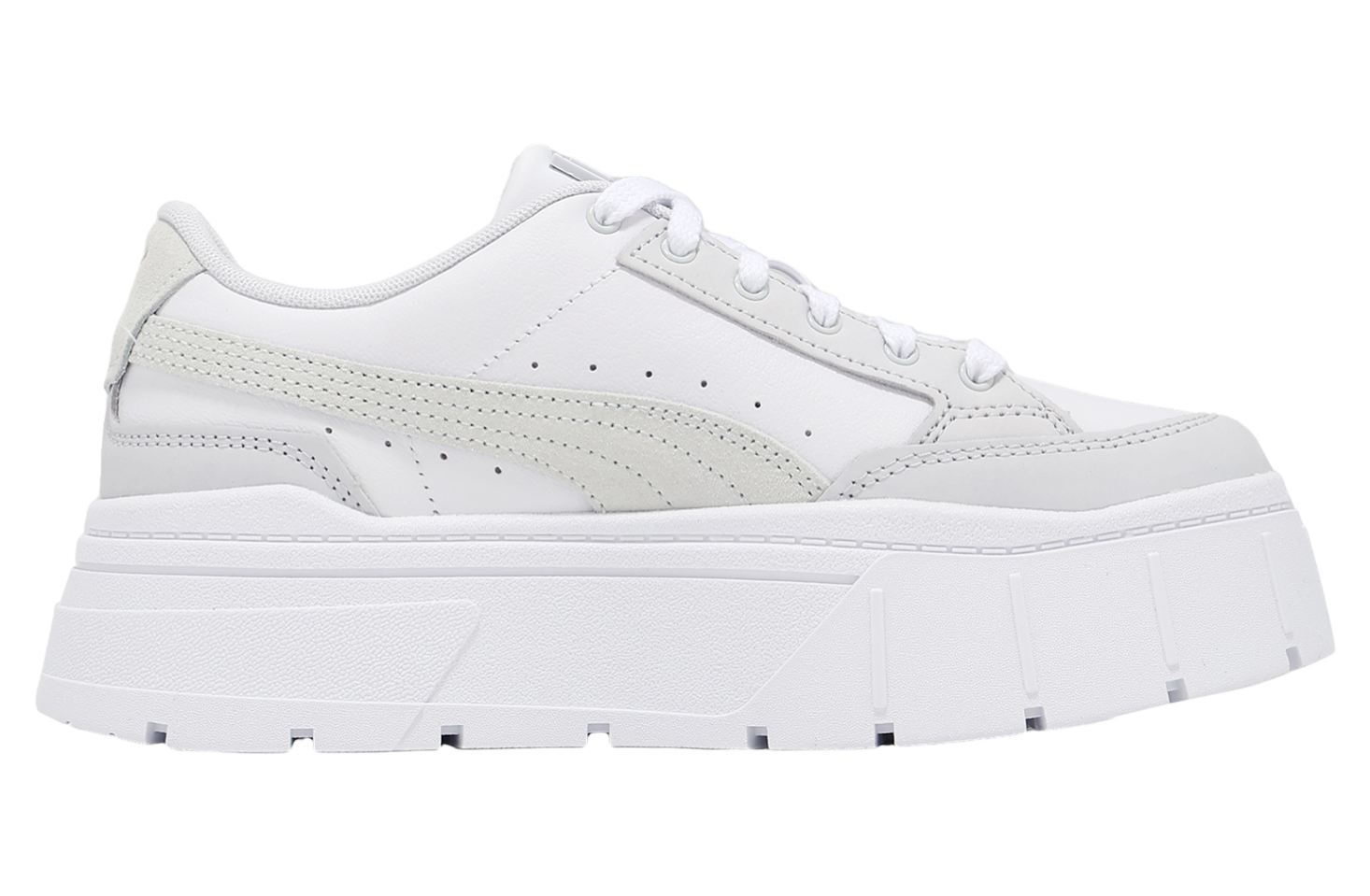 Puma Mayze Stack Luxe WMNS White / Silver Mist - Apr 2024