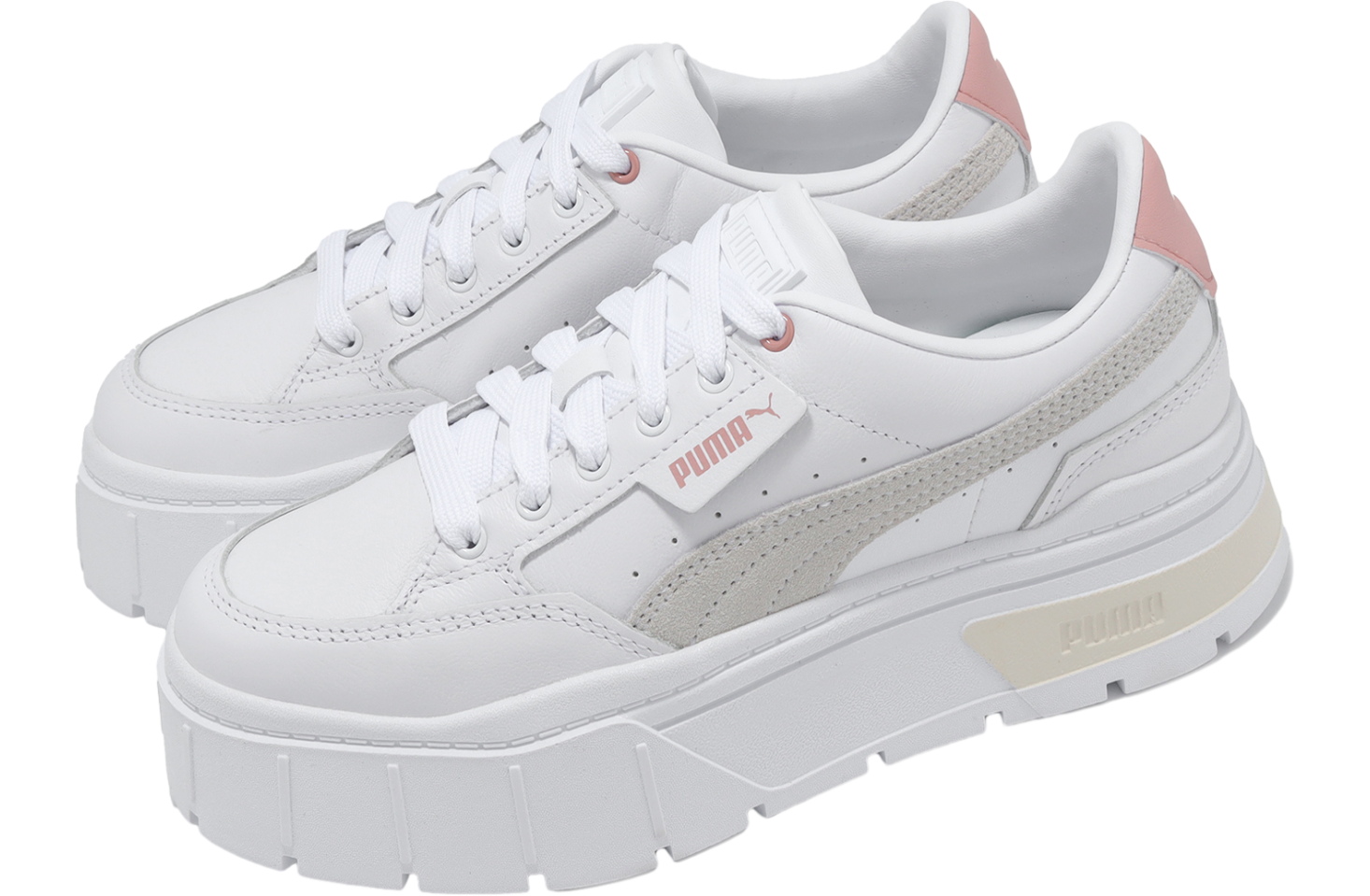 Puma Mayze Stack WMNS White / Future Pink - Dec 2023