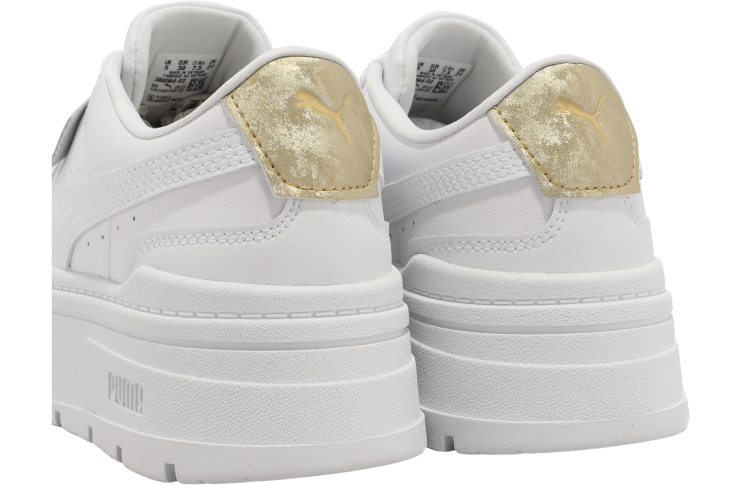 PUMA x GEN.G MAYZE STACK★厚底★コラボ★兼用★PUMA WHITE PUMA x GEN.G MAYZE STACK☆厚底☆コラボ☆兼用☆PUMA WHITE