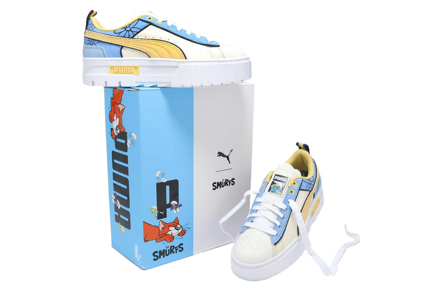 Puma Mayze THE SMURFS WMNS Warm White / Flaxen - Dec 2023