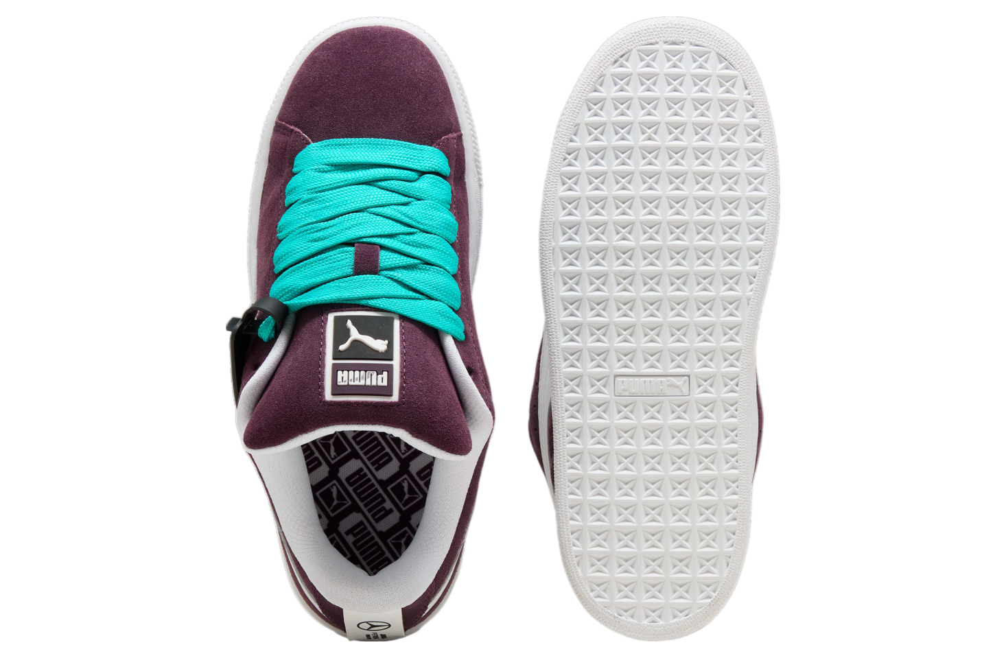 Puma Mercedes-amg Petronas F1 Suede Xl Midnight Plum / White