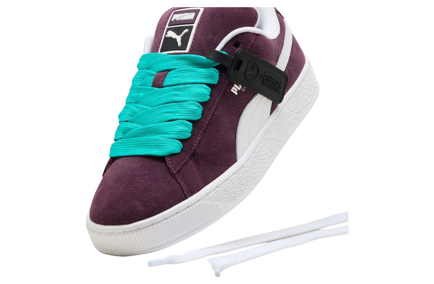 Puma Mercedes-amg Petronas F1 Suede Xl Midnight Plum / White